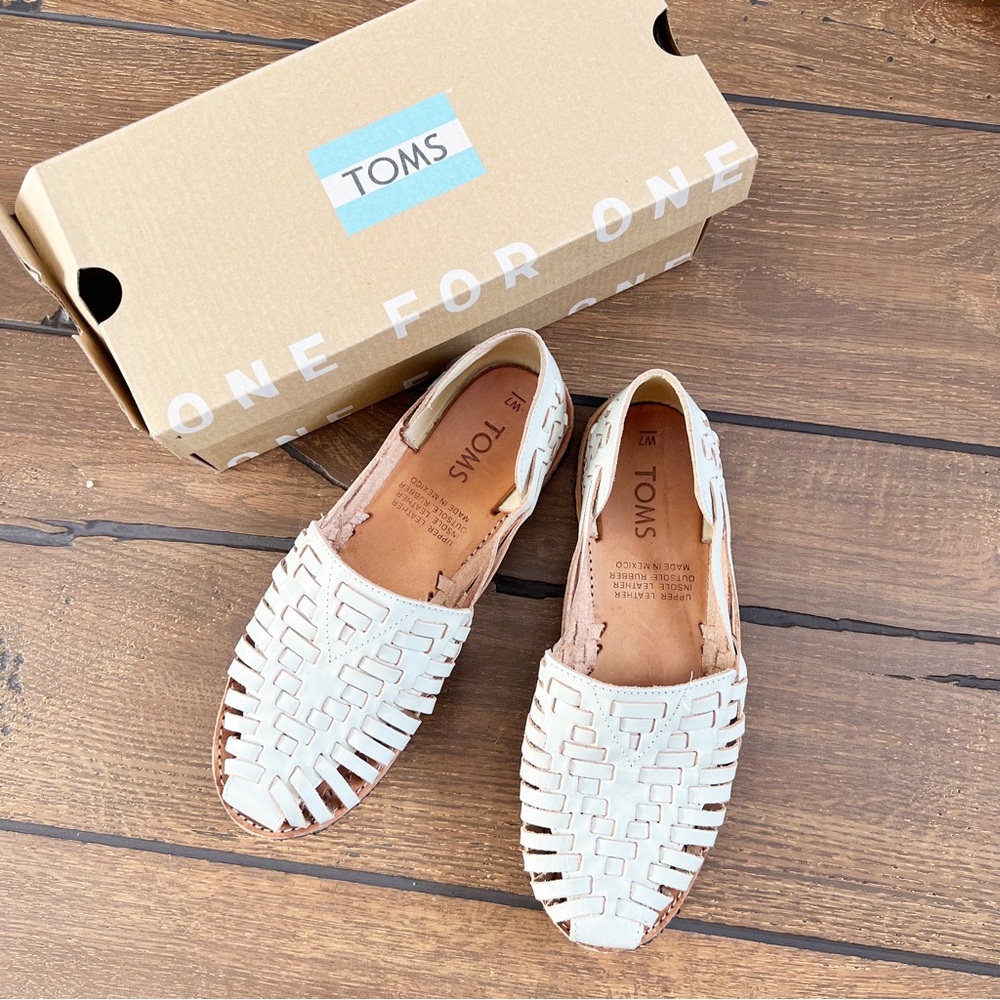 TOMS Huarache in Dove Leather